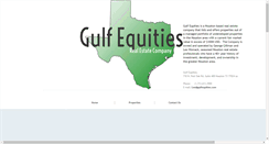 Desktop Screenshot of gulfequities.com